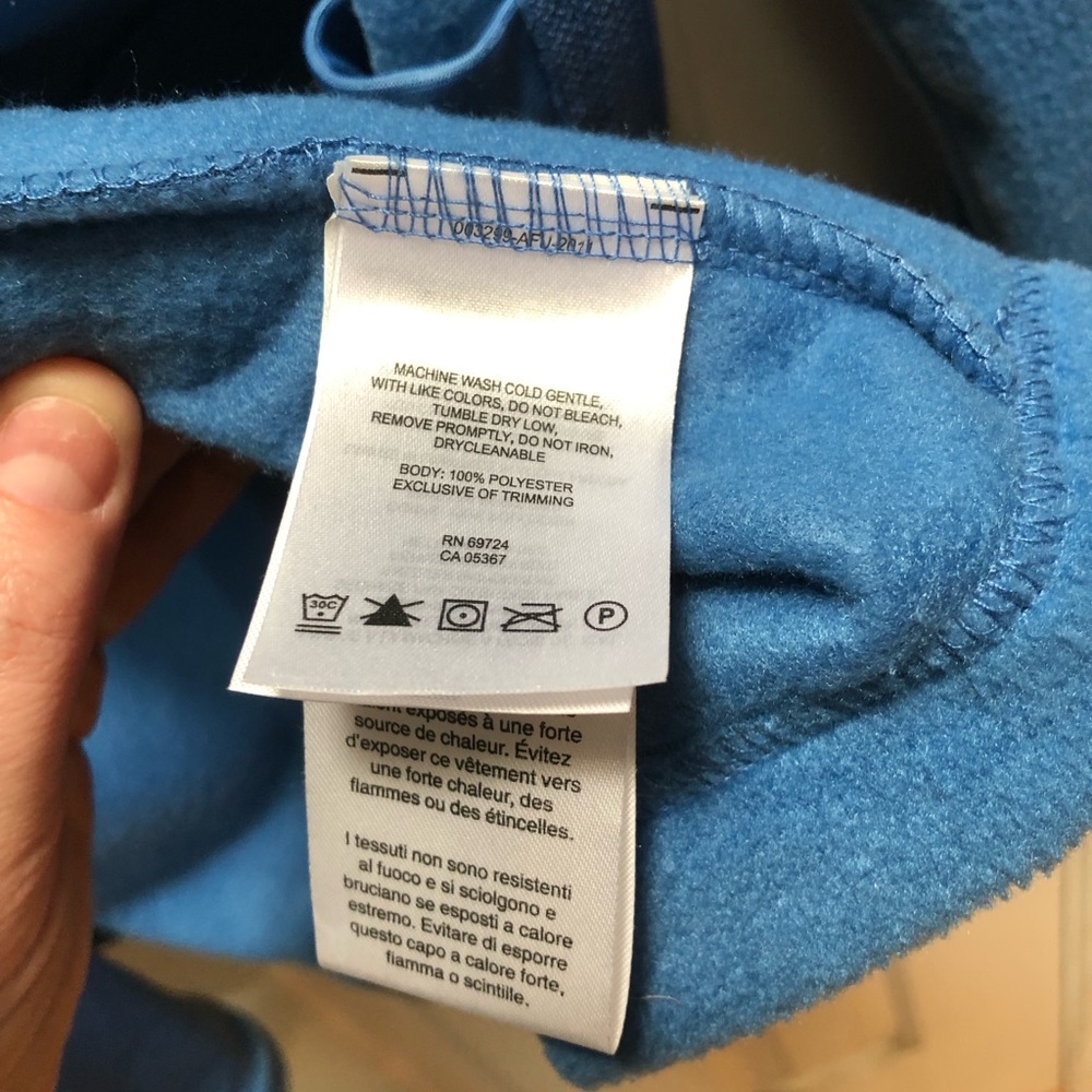 NWOT Columbia Blue Fleece Jacket - Picture 7 of 9